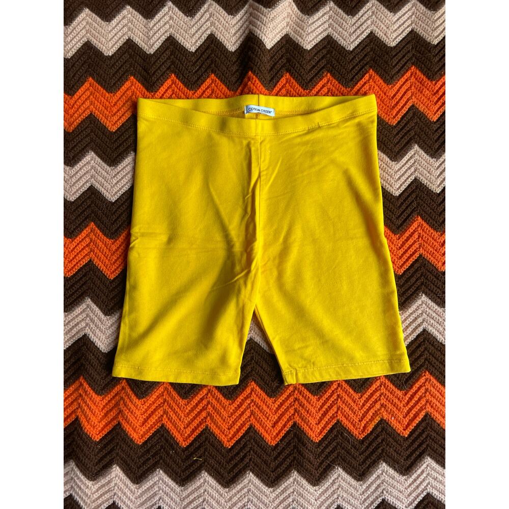 Cotton Citizen Sunshine Yellow Sienna Bike Shorts NWT sz M